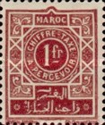 Numeral Stamps — 1Fr, brownish lilac