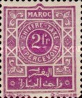 Numeral Stamps — 2Fr, violet