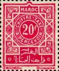 Numeral Stamps — 20Fr, rose