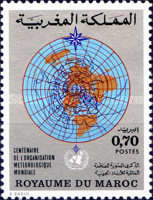 The 100th Anniversary of W.M.O. — 0.70(Dh), multicoloured