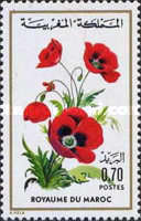 Flowers — 0.70(Dh), multicoloured, Papaver rhoeas