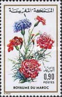 Flowers — 0.90(Dh), multicoloured, Dianthus caryophyllus