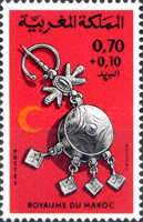 Red Crescent - Moroccan Jewellery — 0.70+0.10 (Dh), multicoloured