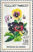 Flowers — 1.00(Dh), multicoloured, Viola x wittrockiana
