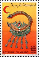 Red Crescent - Moroccan Jewellery — 1.00Dh, multicoloured