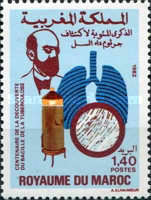 The 100th Anniversary of Discovery of Tubercle Bacillus — 1.40(Dh), multicoloured, Dr. Koch