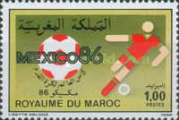Football World Cup - Mexico 1986 — 1.00(Dh), multicoloured