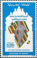The 16th African Nations Cup Football Competition — 3.00(Dh), multicoloured