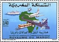 The 10th Anniversary of Transport and Communications in Africa — 3.40(Dh), multicoloured