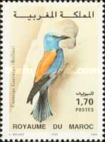 Birds — 1.70(Dh), multicoloured, Coracias garrulus