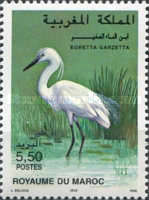 Birds — 5.50(Dh), multicoloured, Egretta garzetta