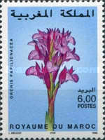 Flowers — 6.00(Dh), multicoloured, Orchis papilionacea