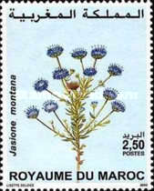 Flowers — 2.50(Dh), multicoloured, Jasione montana