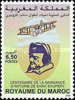 The 100th Anniversary of the Birth of Antonie de Saint-Exupery, Author, 1900-1944 — 6.50(Dh), multicoloured