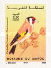 Birds - Self-Adhesive — 2.50(Dh), multicoloured, Carduelis carduelis