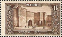 Monuments — 1Fr, brown