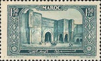 Monuments — 1.50Fr, greenish blue