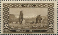 Monuments — 2Fr, sepia