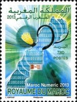 Maroc Numeric 2013 — 7.80(Dh), multicoloured