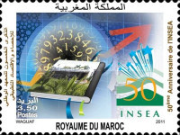 The 50th Anniversary of INSEA — 3.50(Dh), multicoloured