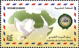 Arab Post Day — 8.40(Dh), multicoloured