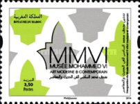 Inauguration of Mohammed VI Museum for Modern and Contemporary Art — 3.50(Dh), multicoloured