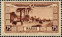 Airmail - Aid for Flood Victims — 75+75 (C), reddish brown