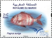 EUROMED Issue - Fishes in the Mediterranean Sea — 3.75(Dh), multicoloured