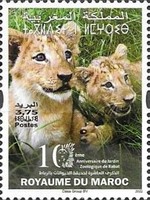 The 10th Anniversary of the Rabat Zoo — 3.75(Dh), multicoloured