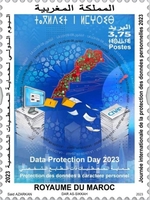 International Day for Protection of Personal Data — 3.75(Dh), multicoloured