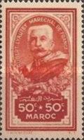 Monument for Marshal Lyautey — 50+50 C, red