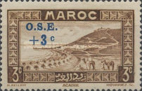 Social Assistance for Children - Charity Stamps — 3+3 C, brown