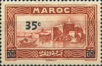 Local Motives - Surcharged — 35/65C, brownish red