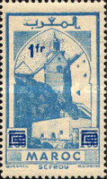 Buildings and Views of the City — 1/1.30Fr, bluish green