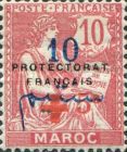 No. 5 Surcharged "+ 5c" - "+" in 3 Pieces — 10/10+5 C, rose, Dark carmine overprint
