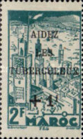 Fight against Tuberculosis — 2+1 Fr, green