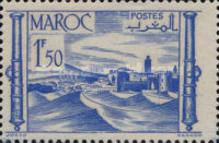 Views of the City — 1.50Fr, blue