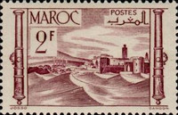 Views of the City — 2Fr, purple brown
