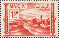 Views of the City — 12Fr, red