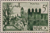 Views of the City — 5Fr, dark green