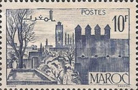 Views of the City — 10Fr, blue