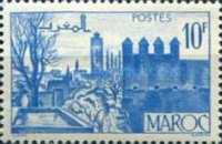 Views of the City — 10Fr, ultramarine