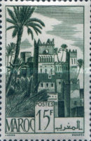 Views of the City — 15Fr, dark green