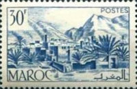 Todra Valley — 30Fr, blue