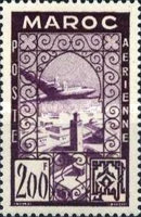 Airmail - Local Motives — 200Fr, violet
