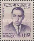 King Hassan II — 0.02(Dh), bluish violet