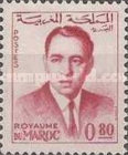 King Hassan II — 0.80(Dh), lilac rose
