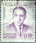 King Hassan II — 0.20(Dh), violet