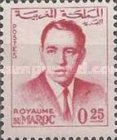 King Hassan II — 0.25(Dh), red