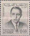 King Hassan II — 0.35(Dh), dark bluish green